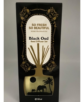 So Fresh Black Oud Reed Diffuser Set