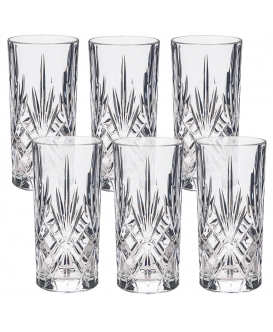 RCR Trix Crystal Highball Glass set of 6